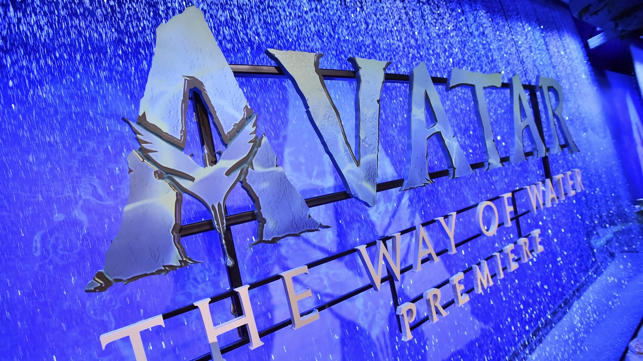 A general view of atmosphere is seen at the U.S. premiere of "Avatar: The Way of Water"