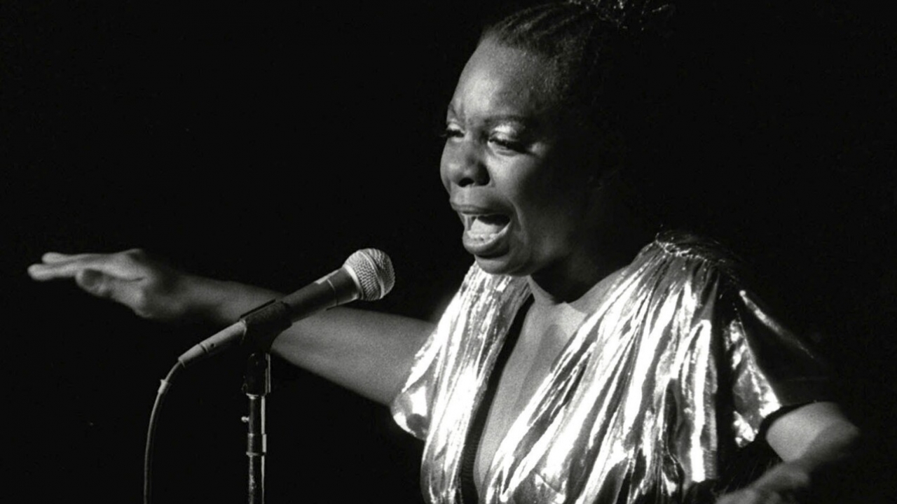 Nina Simone performs at Avery Fisher Hall in New York.