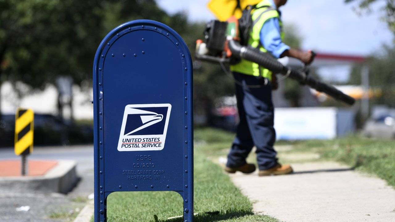 USPS postal box.