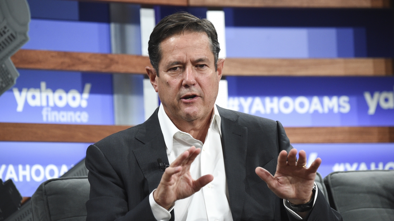 FILE - Barclays CEO Jes Staley at the Yahoo Finance All Markets Summit at Union West on Oct. 10, 2019, in New York.