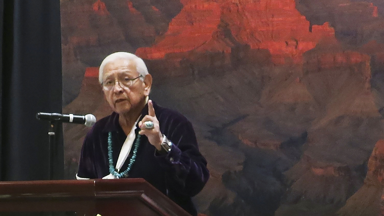 Former Navajo Chairman and President Peterson Zah.