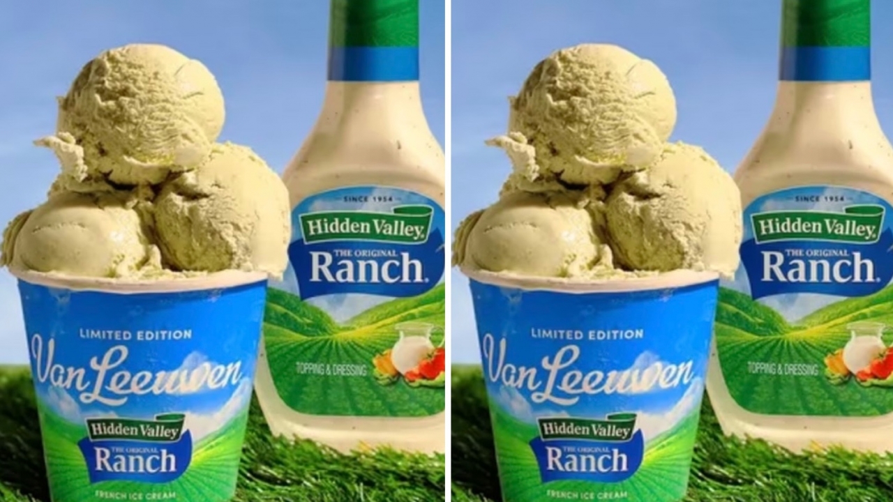 Hidden Valley and Van Leeuwen ranch-flavored ice cream.