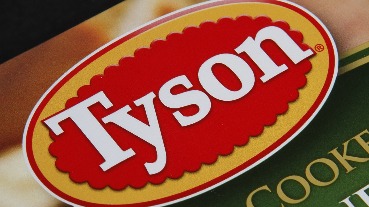 A Tyson food label