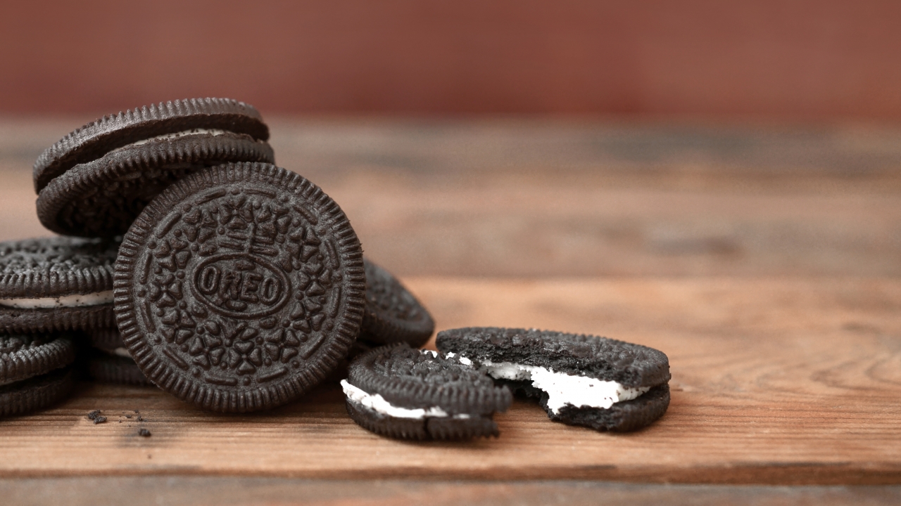 Images of Oreo cookies.