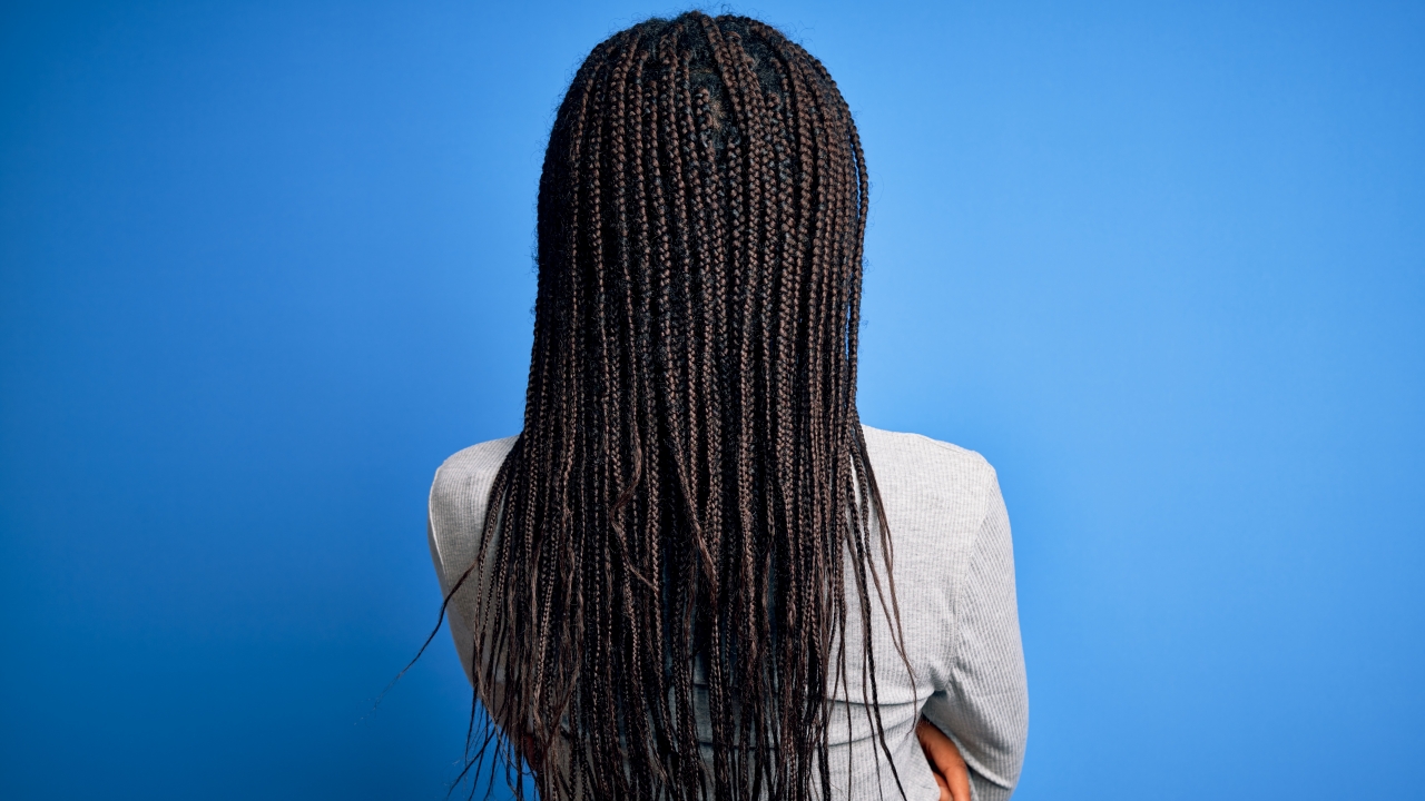 Black woman with braids