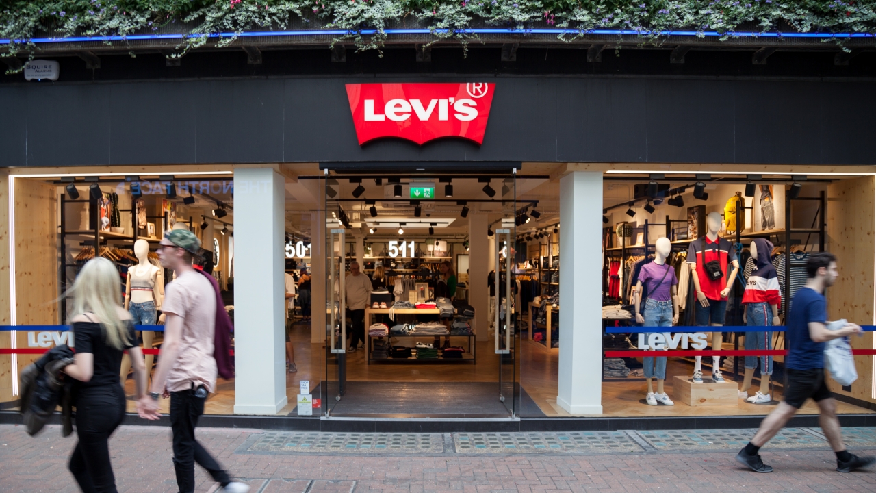 A Levi's storefront