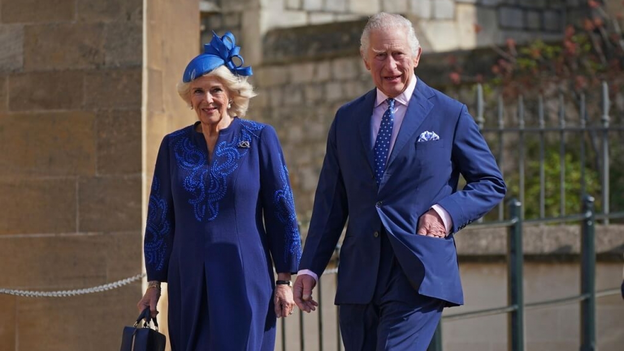 Britain's King Charles III and Camilla, the Queen Consort.