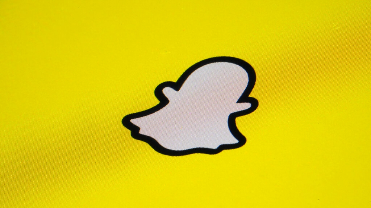 Image of Snapchat logo on a phone
