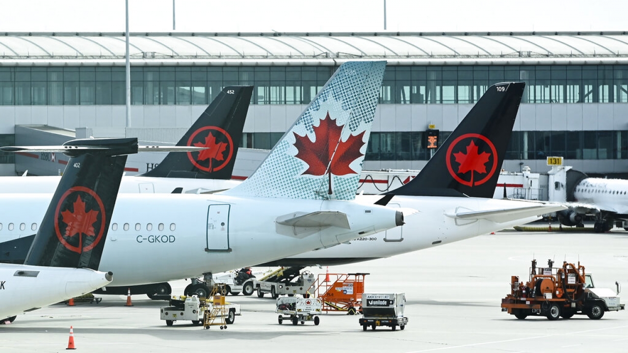 Exterior of Toronto Pearson Airport