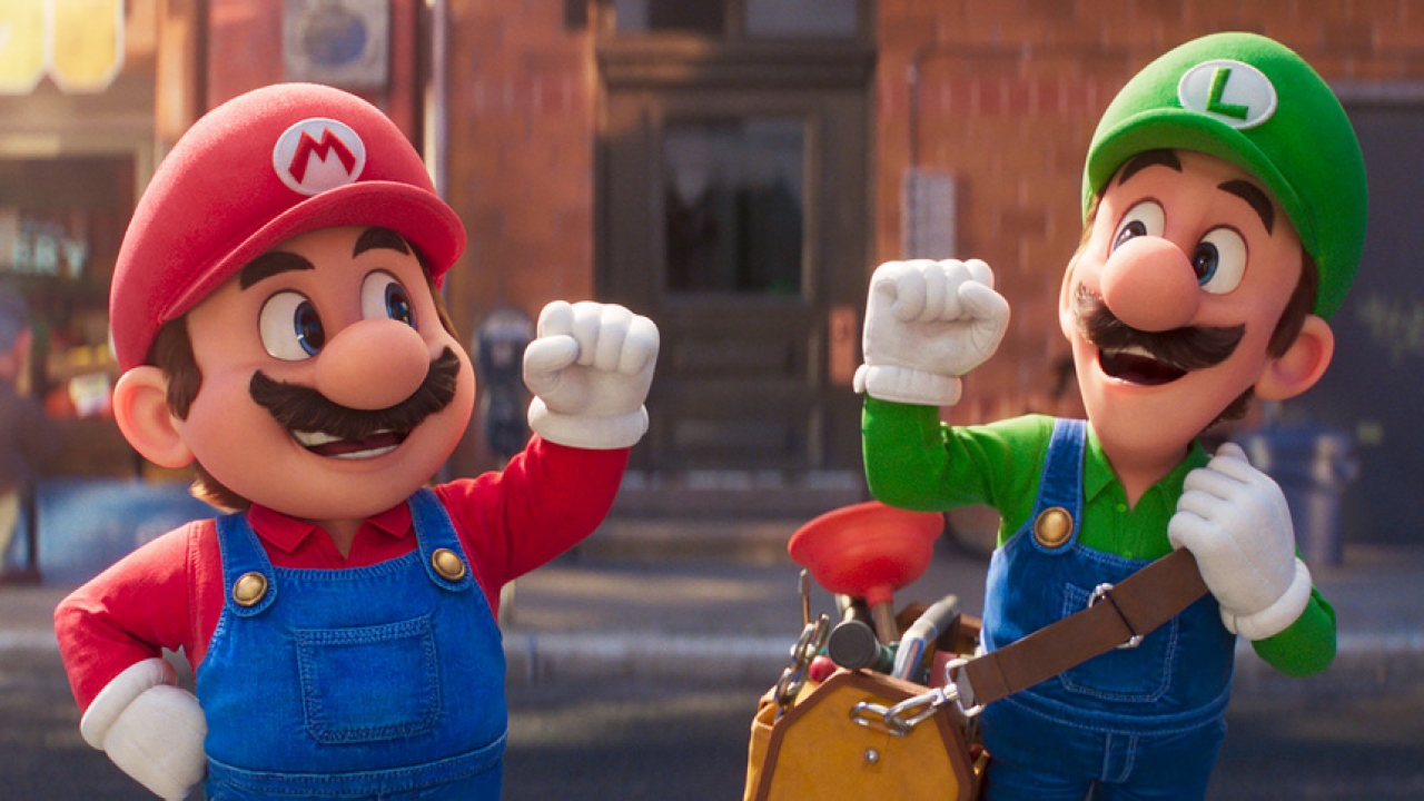 Mario and Luigi in Nintendo's "The Super Mario Bros. Movie."