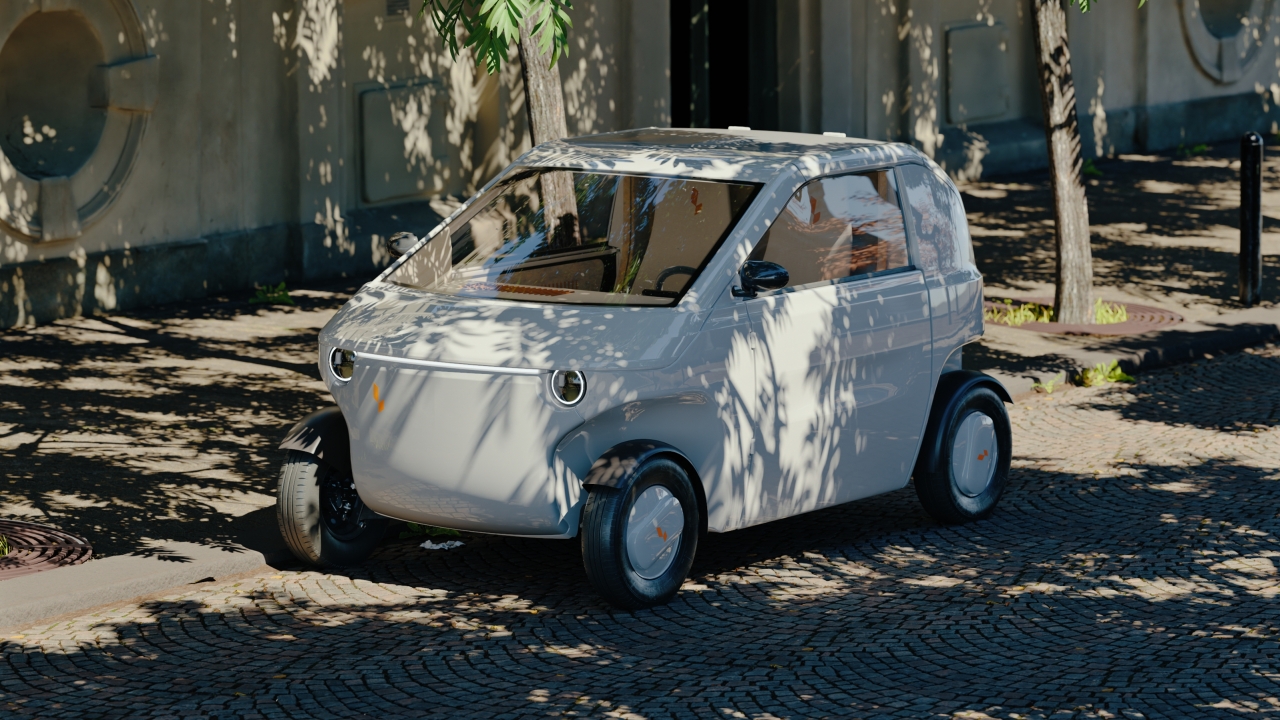 Luvly O, Sweden-based Luvly's debut micro electric vehicle.