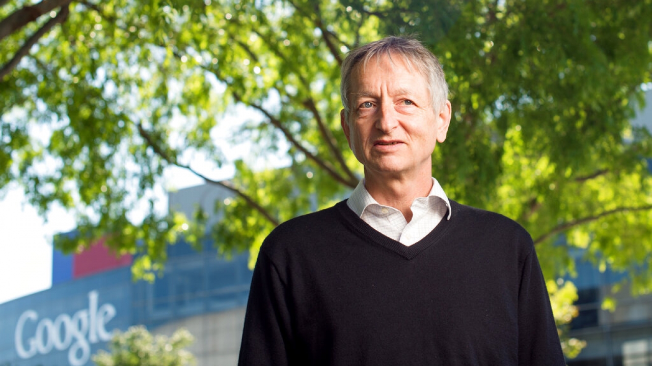 Geoffrey Hinton is pictured.