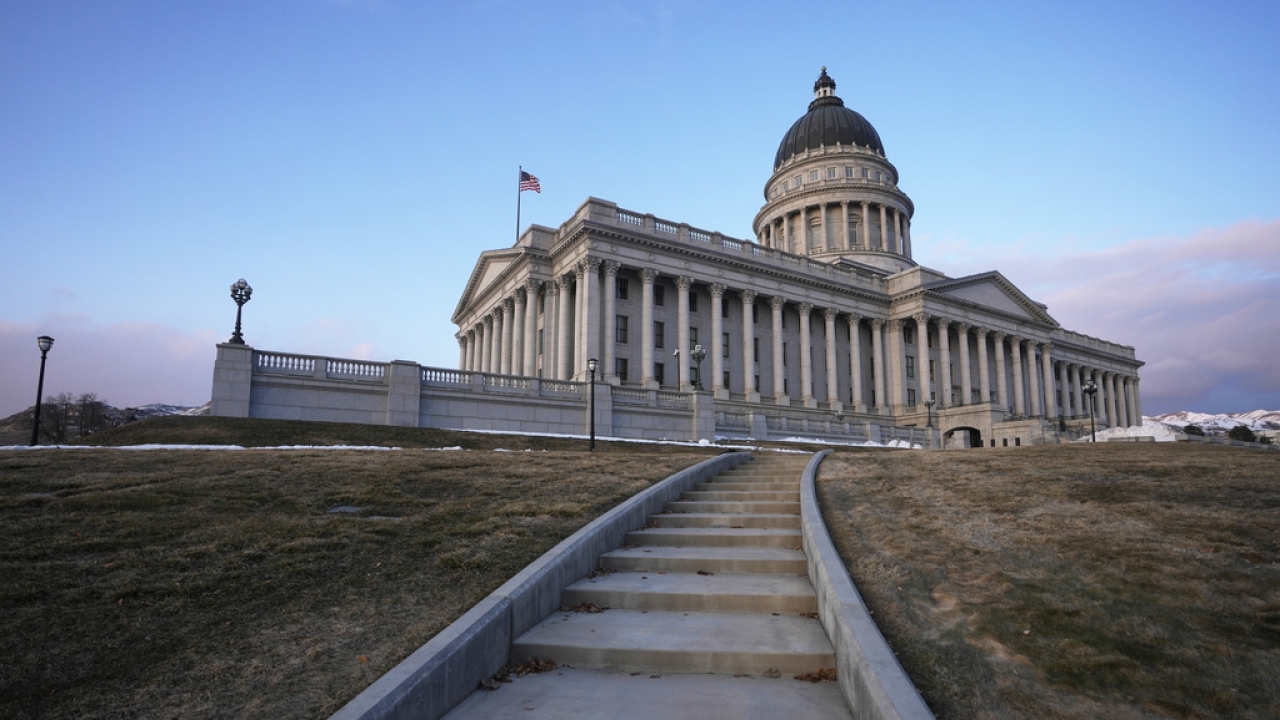 The Utah State Capitol is shown on March 3, 2023, in Salt Lake City.
