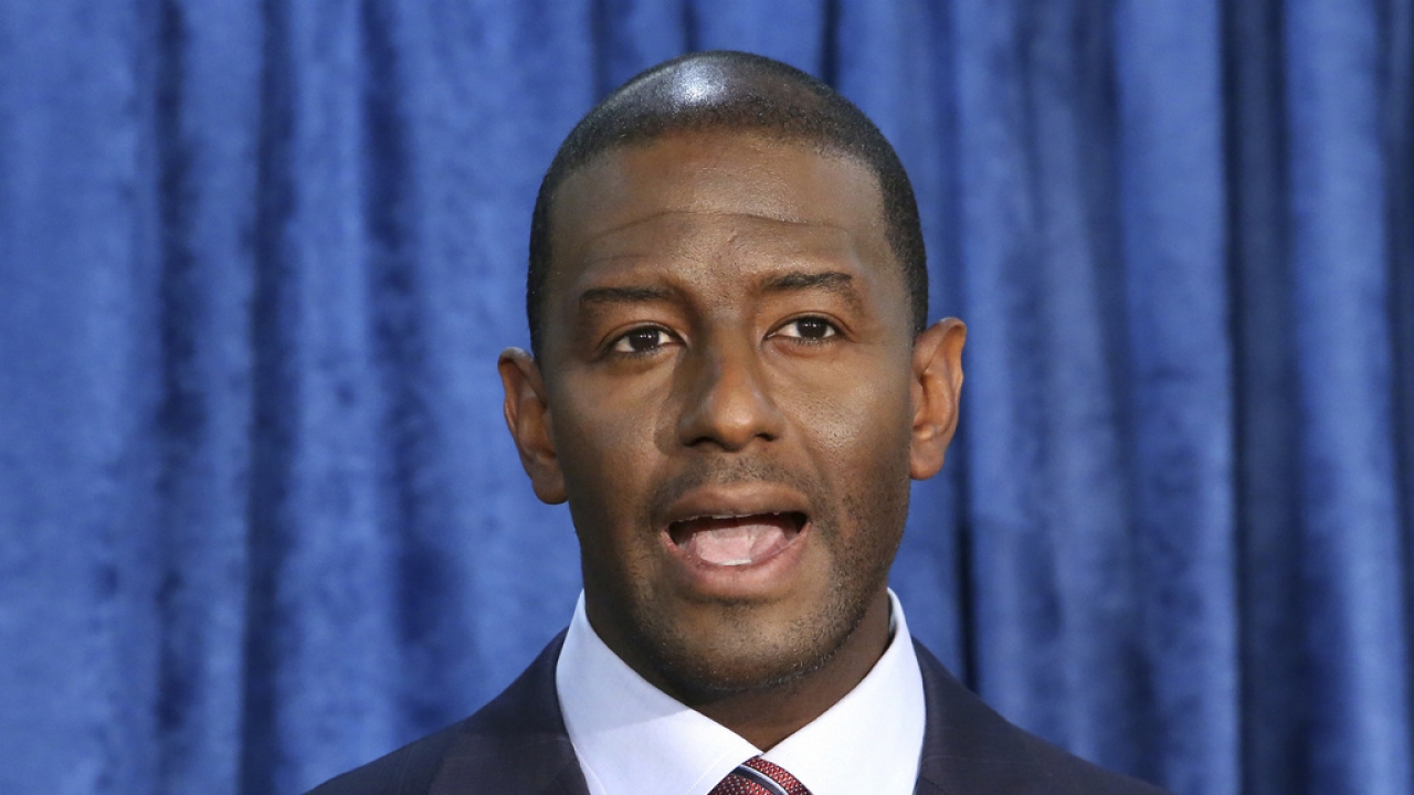 Andrew Gillum, former Democratic candidate for Florida governor, Tallahassee, Fla., Nov. 10, 2018.
