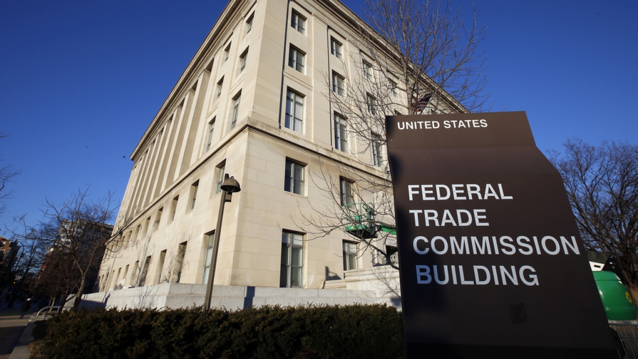 The Federal Trade Commission building in Washington is pictured on Jan. 28, 2015.