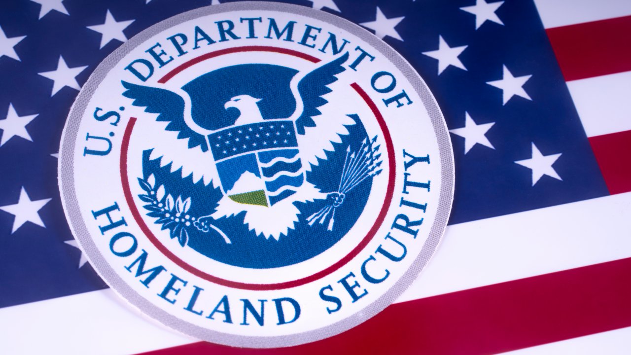 A logo for the U.S. Department of Homeland Security.