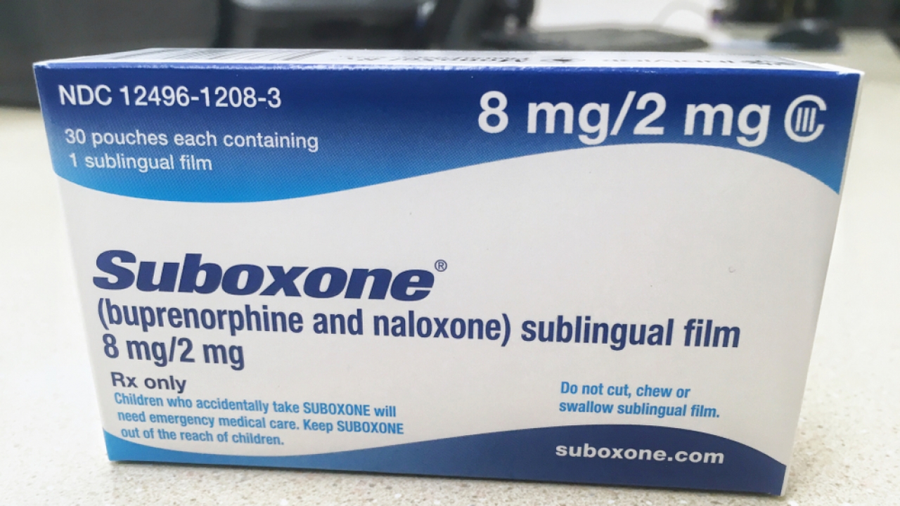 Suboxone is a drug used to treat opioid addiction.