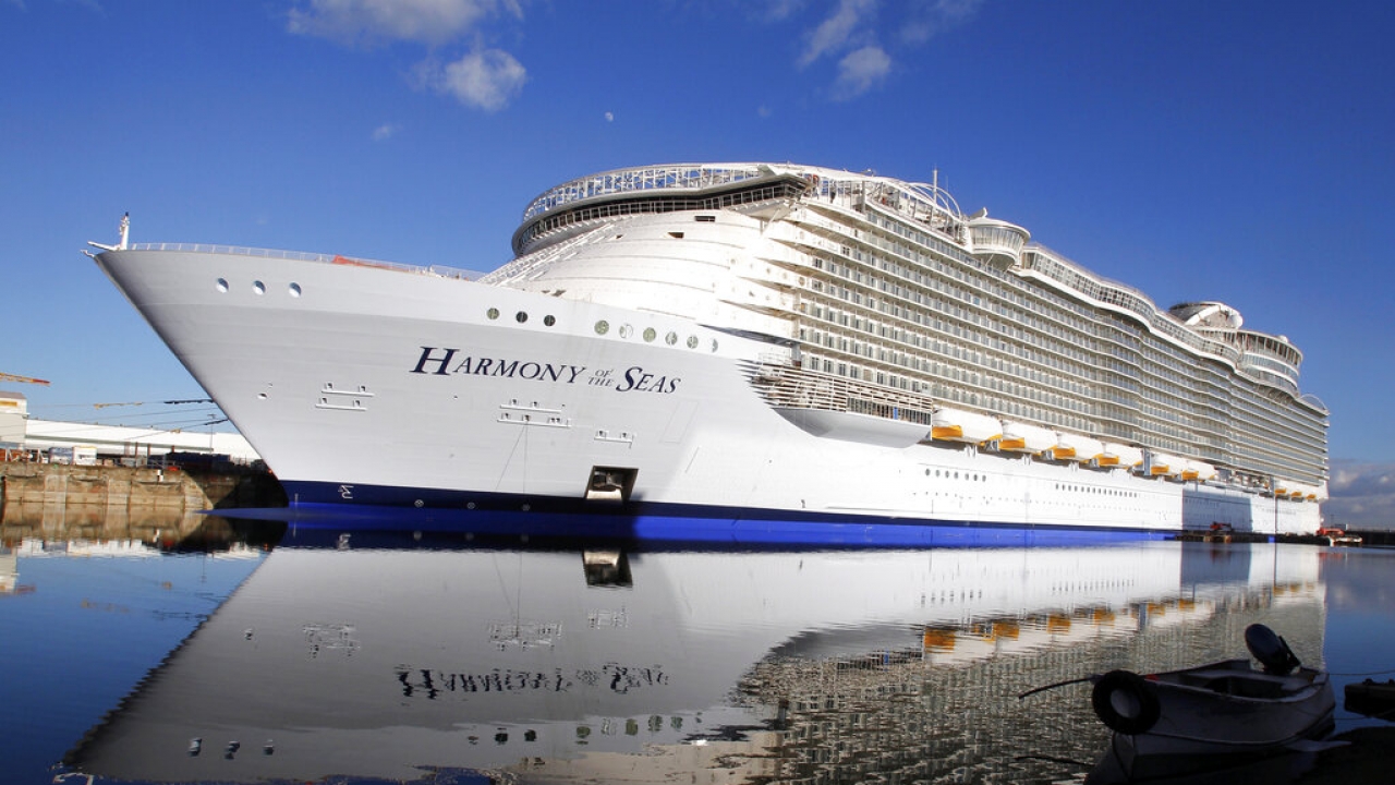 Royal Caribbean's "Harmony of the Seas" cruise ship.