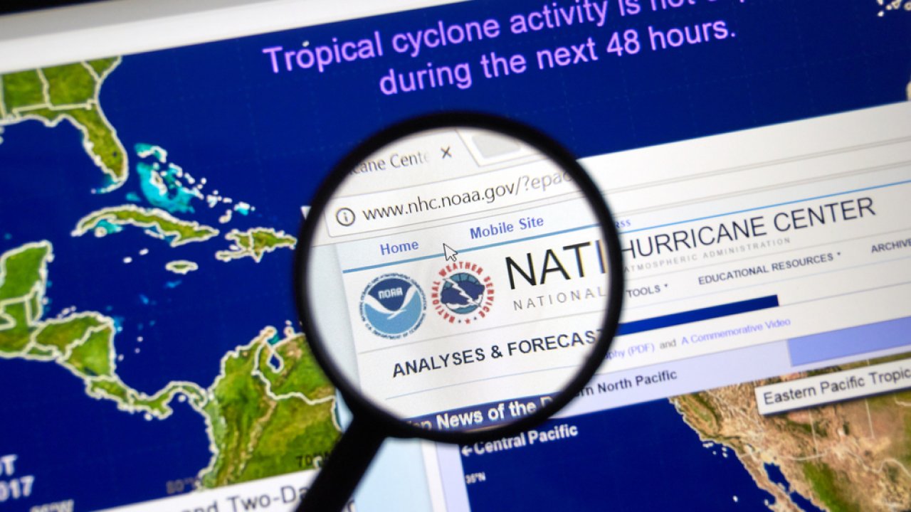 National Hurricane Center's website