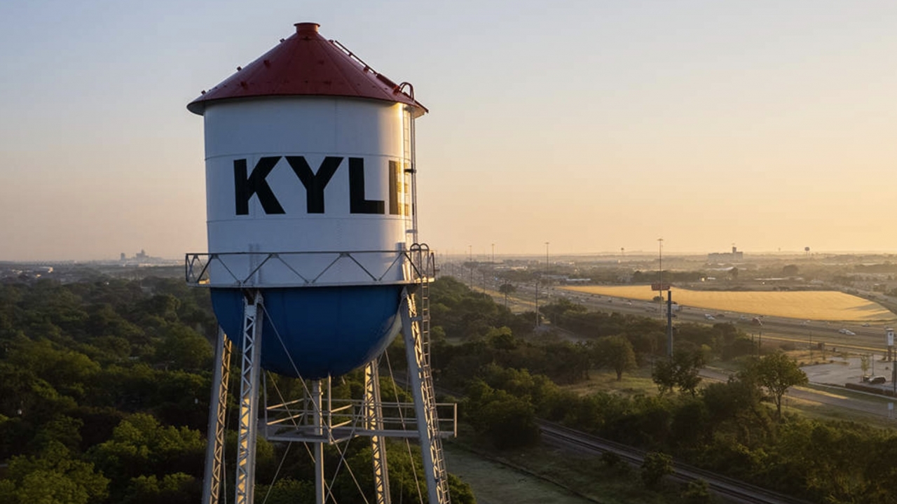 A view of the city of Kyle, Texas