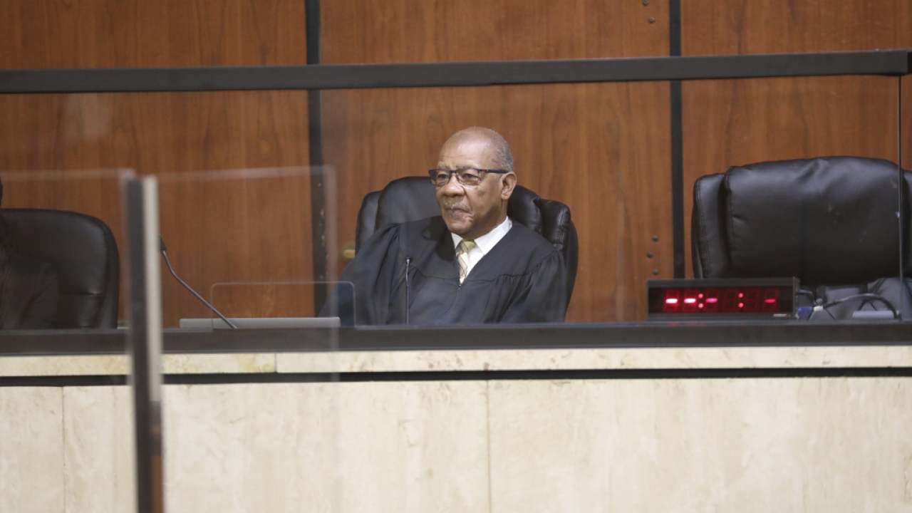 Circuit Judge Clifton Newman hears arguments on South Carolina's new abortion law.
