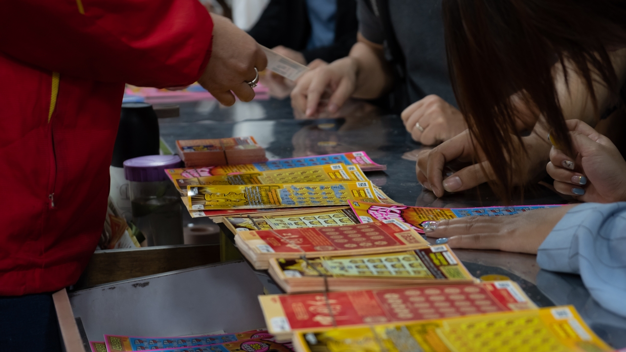 People play lottery scratch-offs
