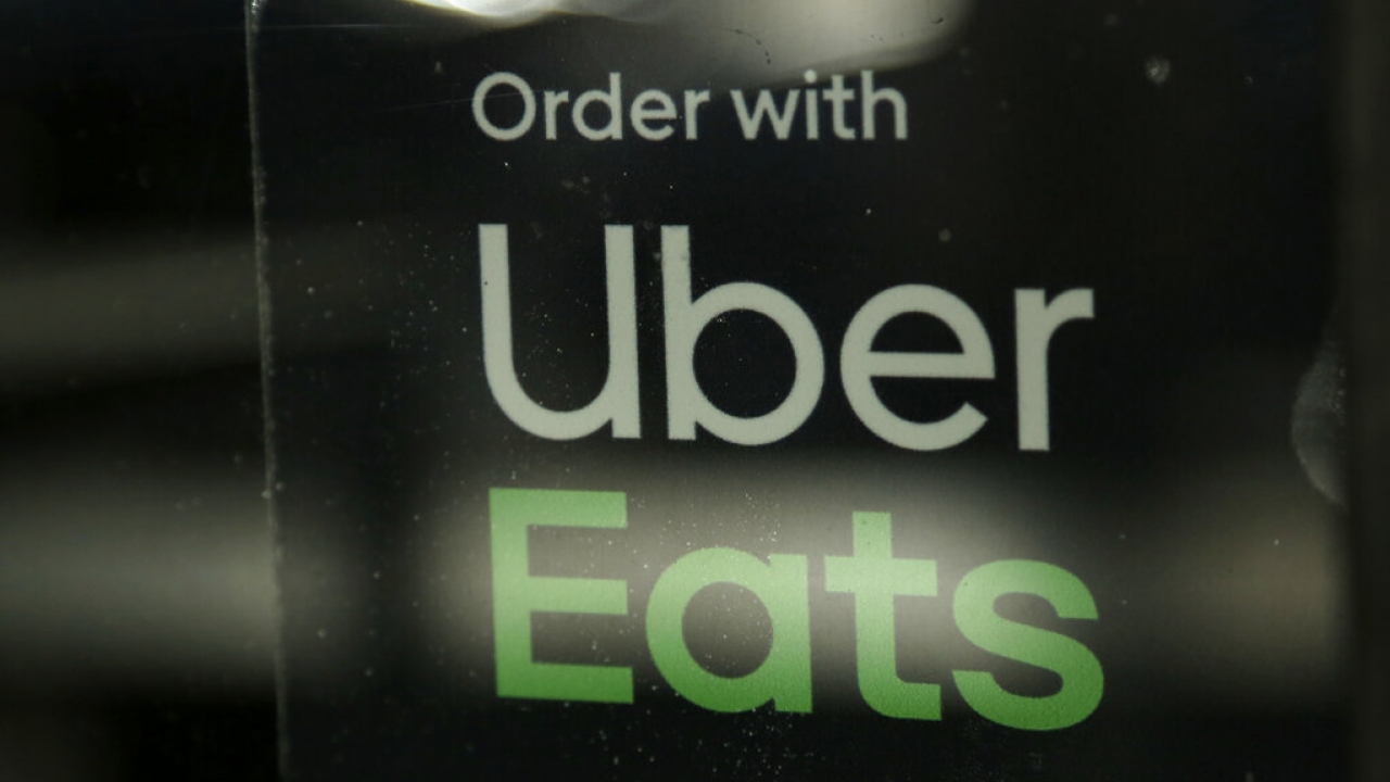Uber Eats sign