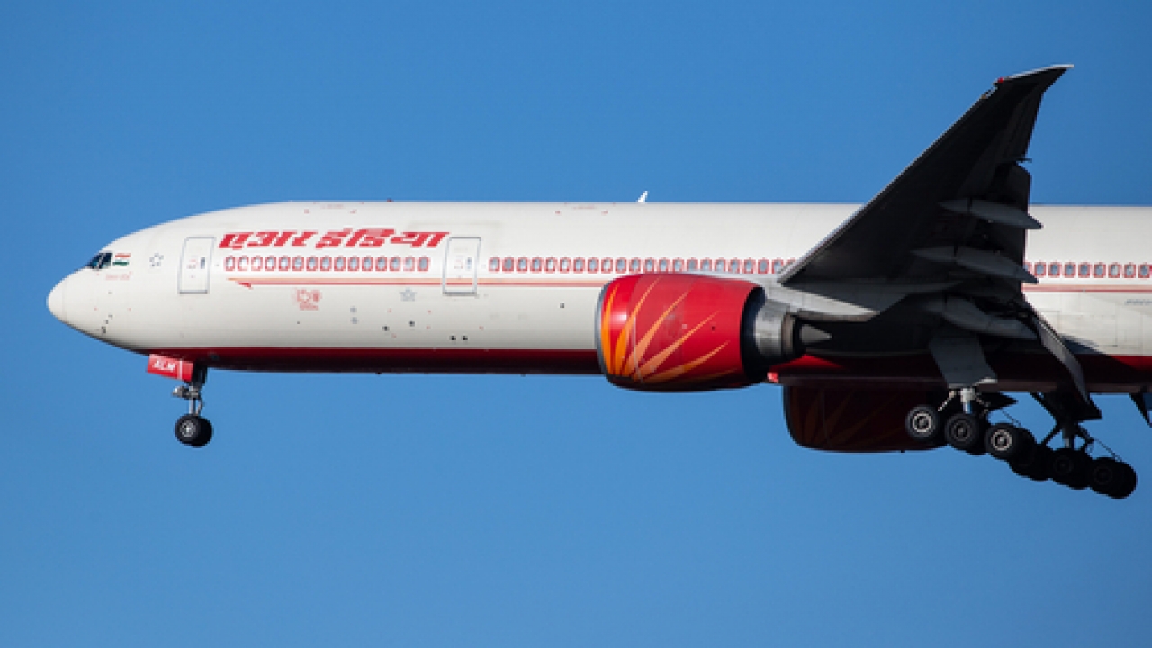 An Air India passenger flight.