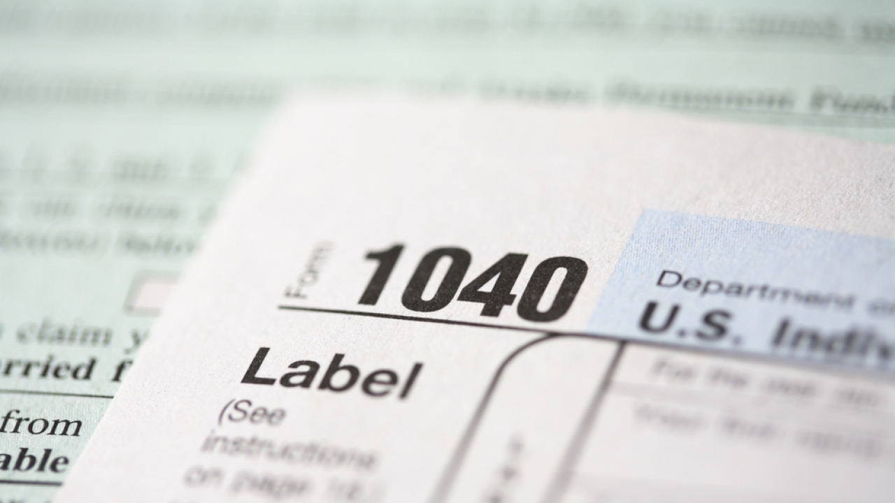 IRS 1040 form