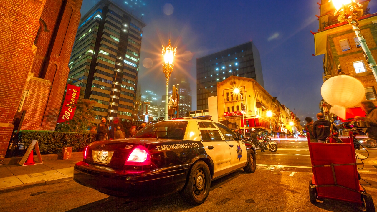 Police car in San Francisco