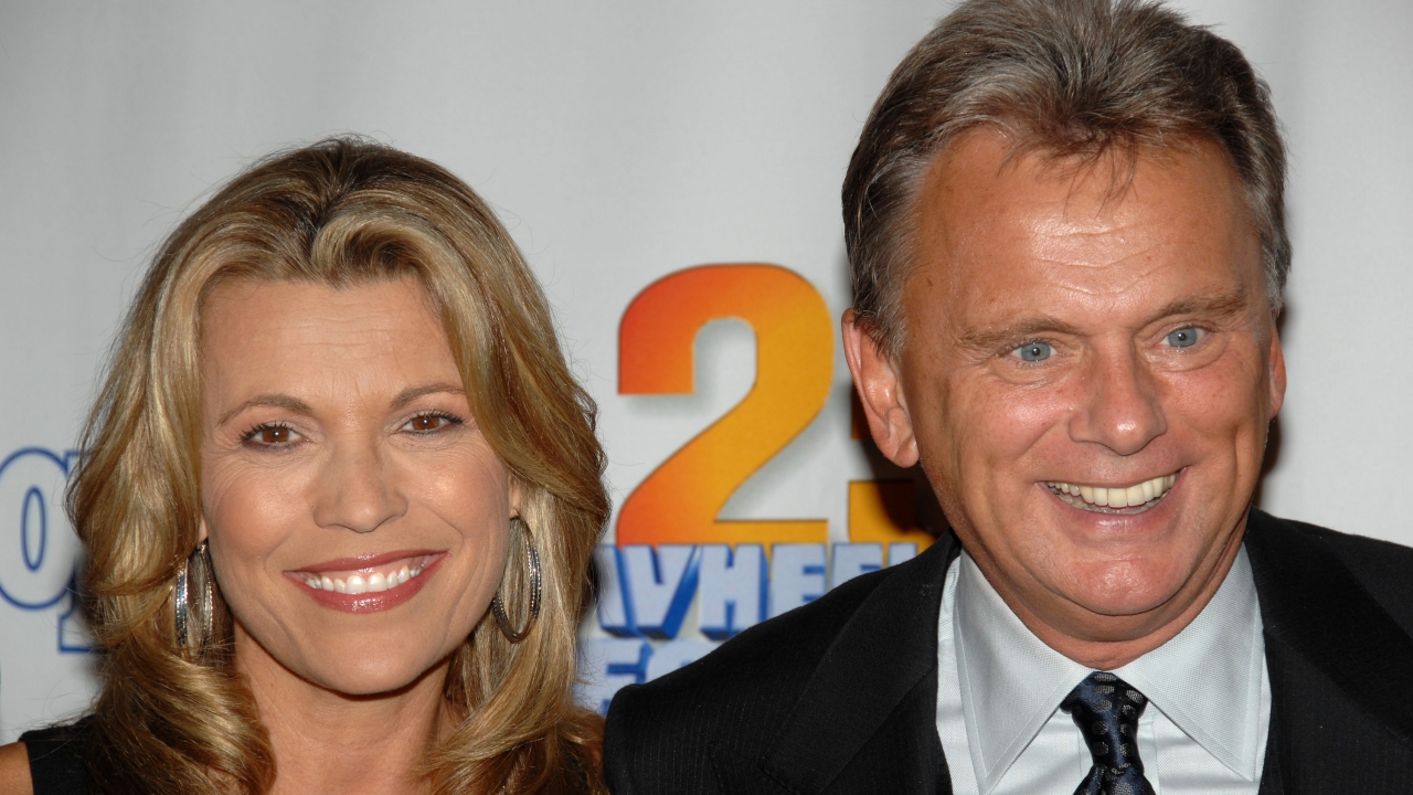 "Wheel of Fortune" hosts Pat Sajak and Vanna White.
