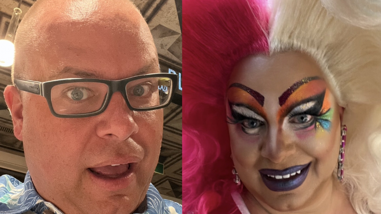 Dave Chappius works at a contracting firm and is a drag performer