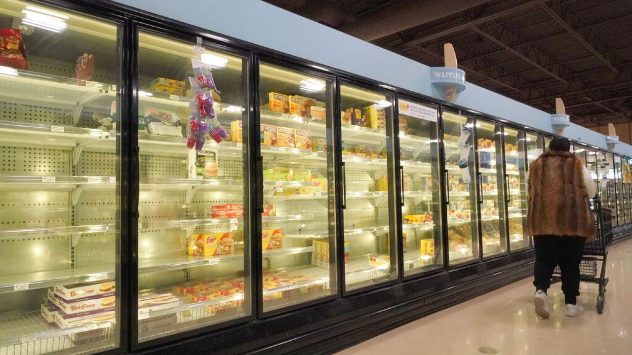 Frozen food aisle