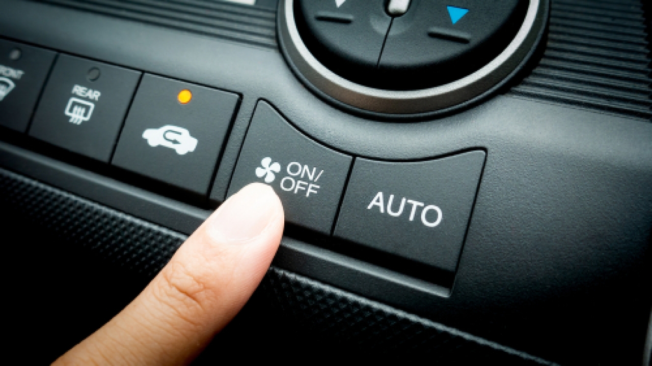 Switch for a car air conditioning system.