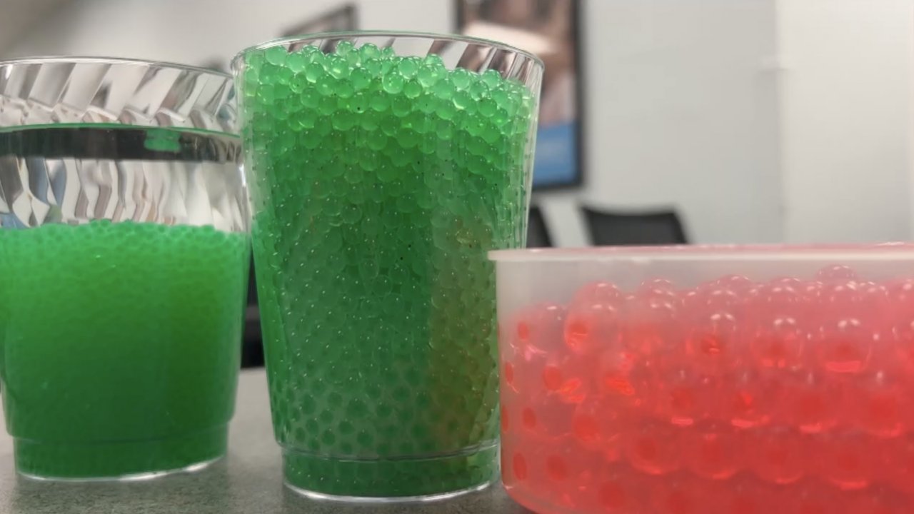 Water beads expand in water and could be harmful if swallowed, experts say.