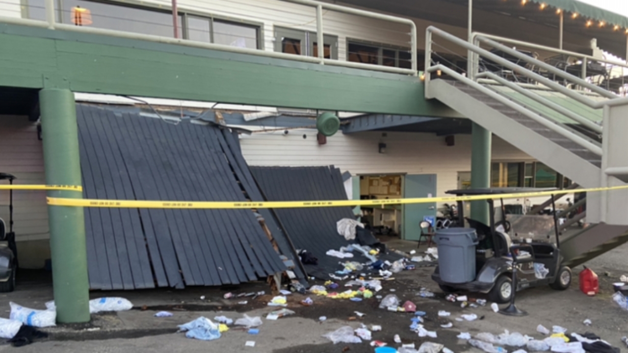 Deck collapse at country club in Montana