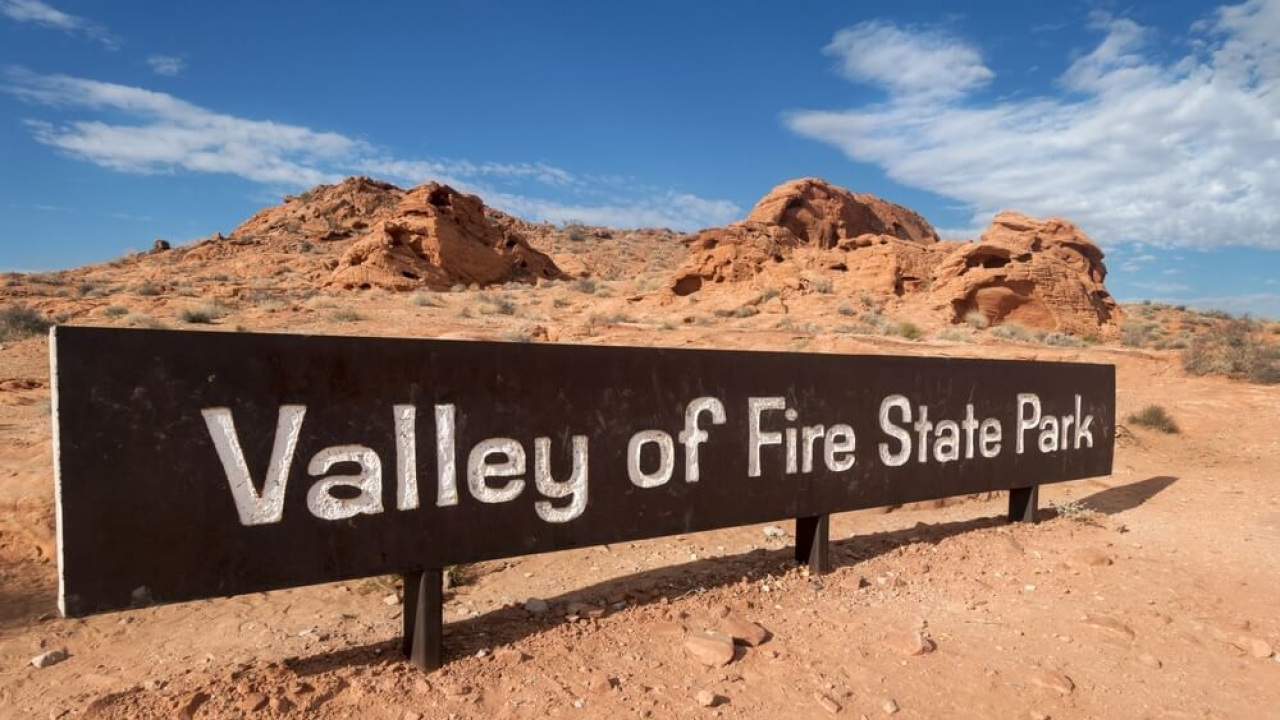Valley of Fire State Park in Overton, Nevada.