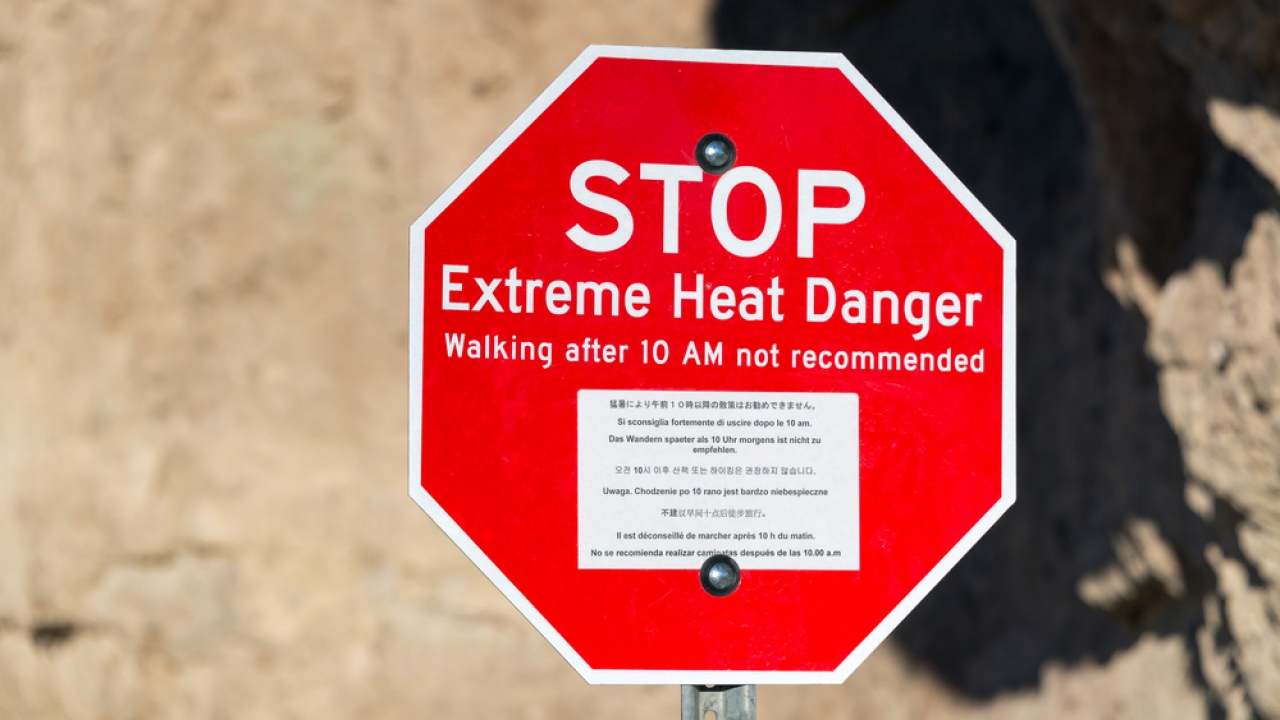 Extreme heat sign