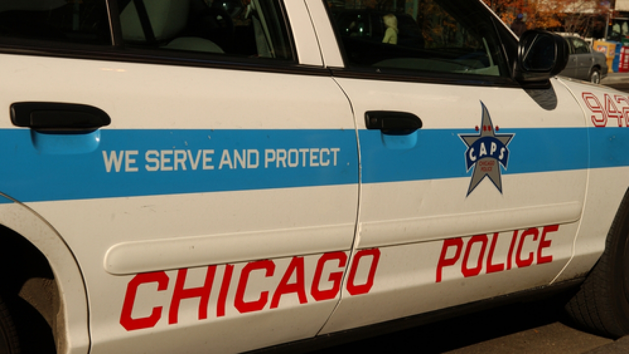 A Chicago police vehicle.