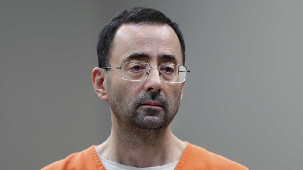 Larry Nassar is pictured.