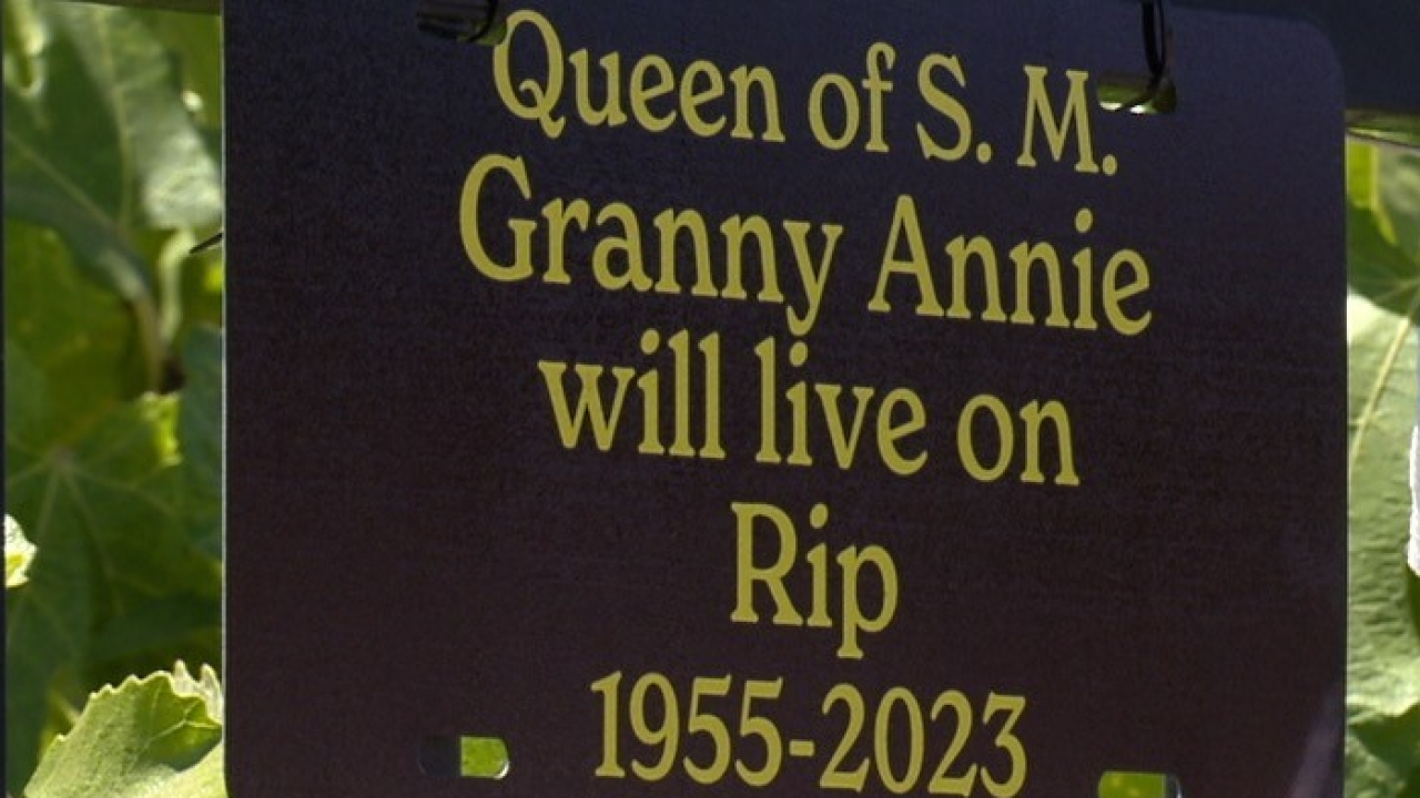 Memorial honoring "Granny Annie"