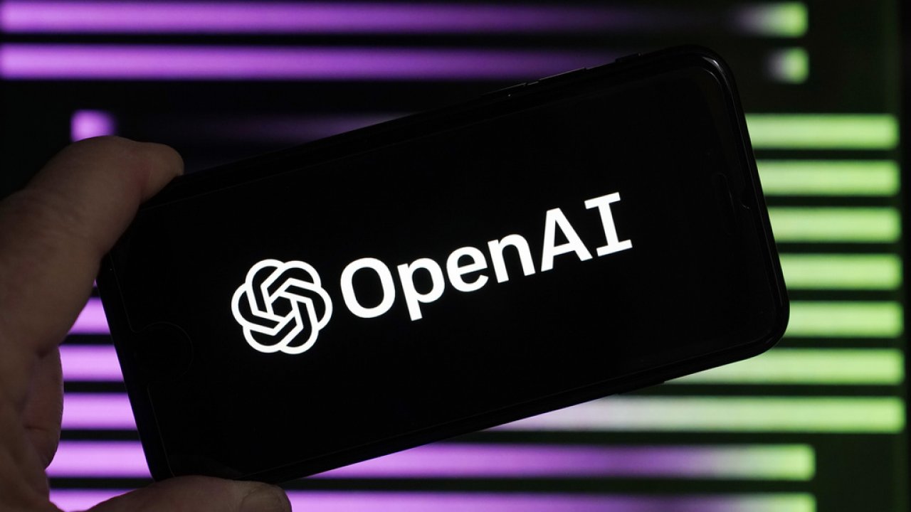 The logo for OpenAI.