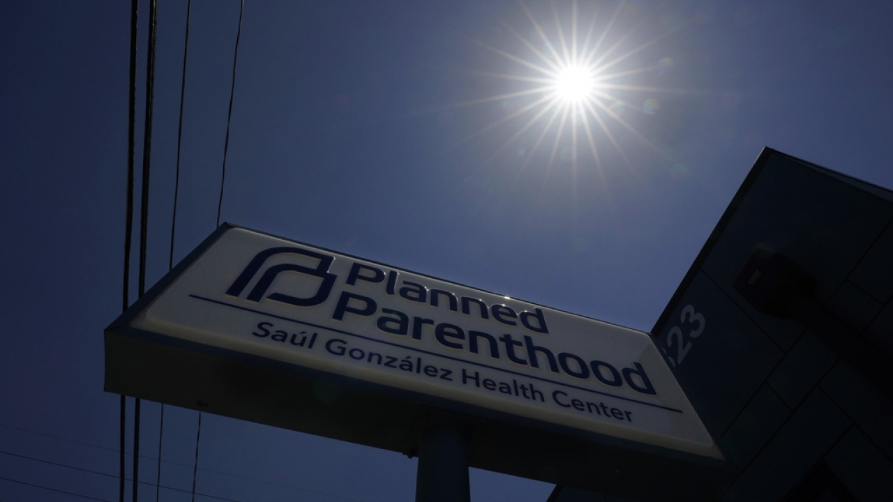 A Planned Parenthood sign is seen at a facility in Austin, Texas.
