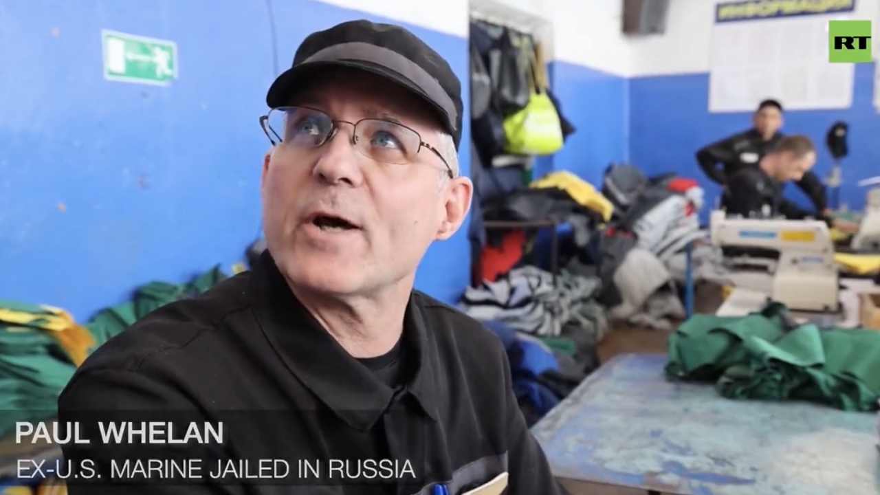 American Paul Whelan jailed in Russia.