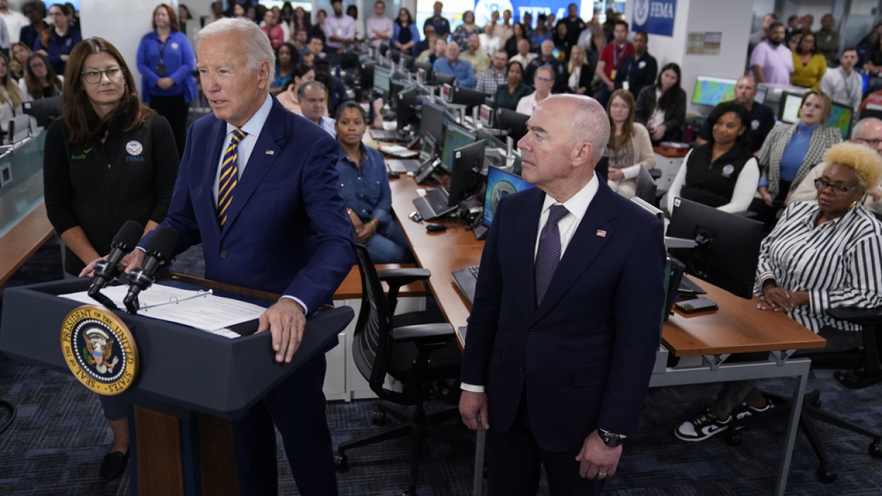 President Joe Biden meets with Fe