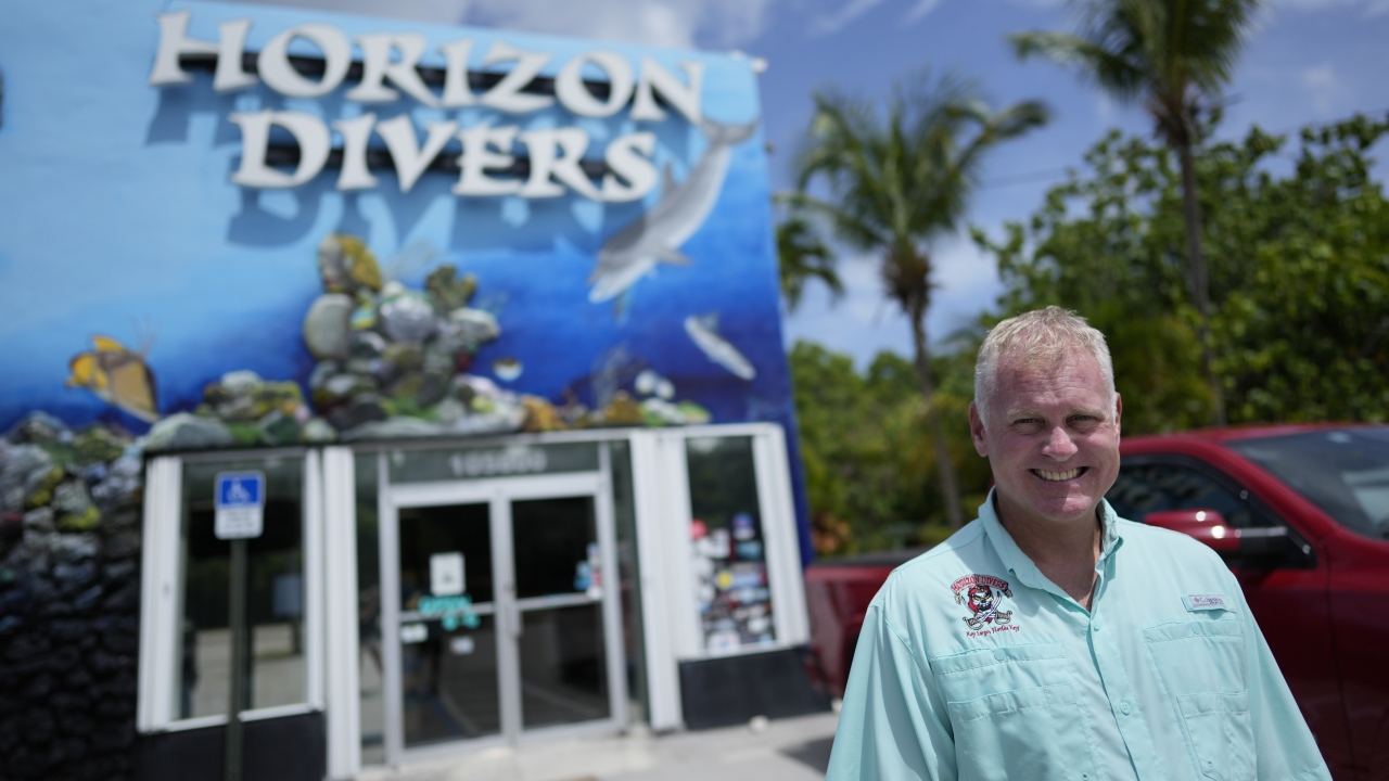 Dan Dawson, owner of Horizon Divers.