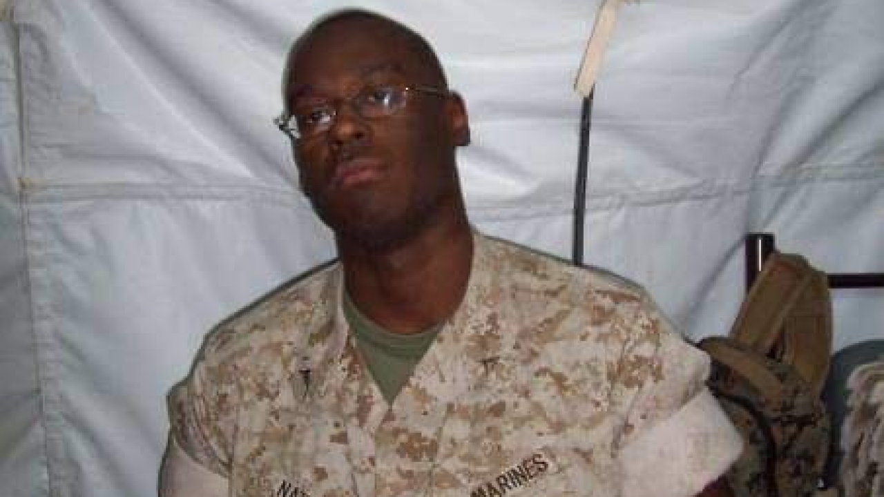 Jamaar Nathan served as a Marine in Djibouti.