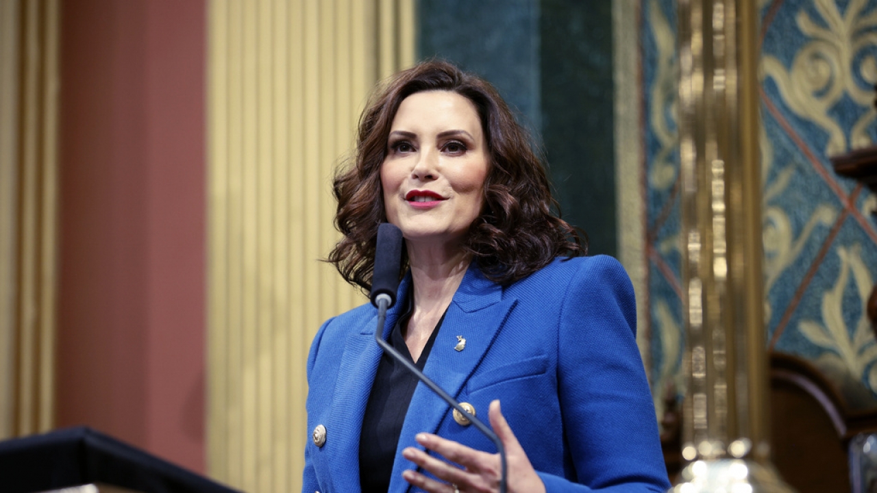 Michigan Gov. Gretchen Whitmer delivers her State of the State address to a joint session of the House and Senate.