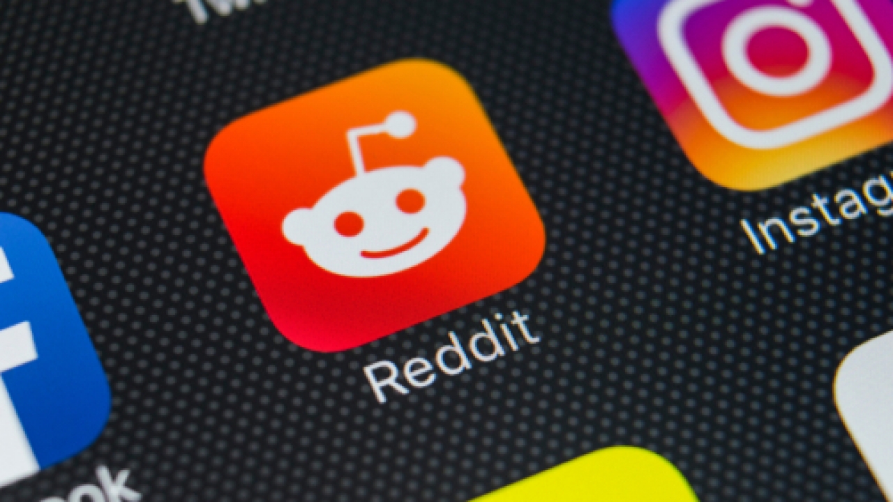 The Reddit app is displayed on a smartphone.