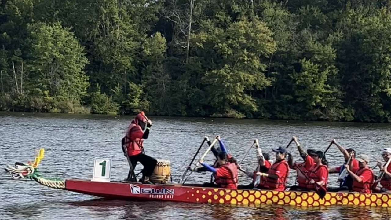 The Mercer County Dragon Boat Festival in New Jersey.